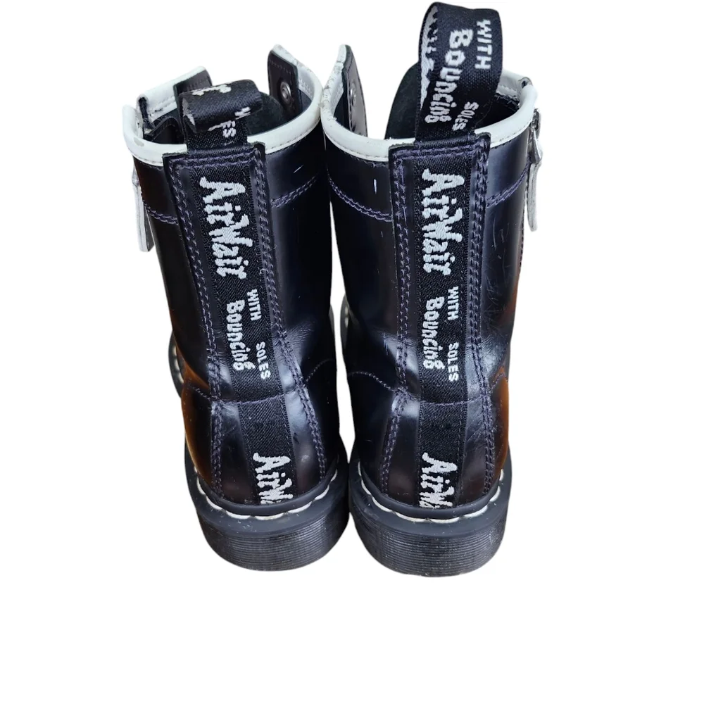 Dr. Martens 1460 Lace and Zipper Leather Boots (6USM) - Picture 8 of 14